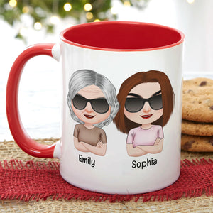 Like Mother Like Daughter, Personalized Mug, Wine Tumbler, Accent Mug - Coffee Mug - GoDuckee