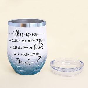 Personalized Drinking Cruising Couple Wine Tumbler - Wine Tumbler - GoDuckee