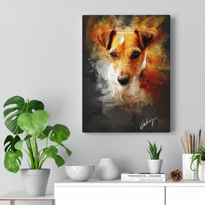 Custom Pet Wall Art , Love Family, Pet Painting 01 - Poster & Canvas - GoDuckee