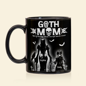 Gothic Mom And Daughter Black Mug Personalized Coffee Mug, Mother's Day Gift BLM-03qhqn150423 - Coffee Mug - GoDuckee