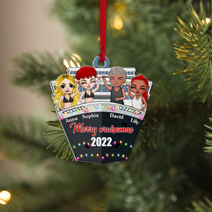 Merry Cruisemas Personalized Cruising Ornament, Christmas Tree Decor - Ornament - GoDuckee
