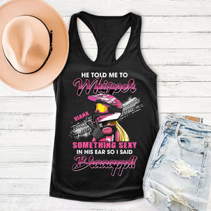 Motocross Girl Braaap In His Ear Personalized Shirts - Shirts - GoDuckee