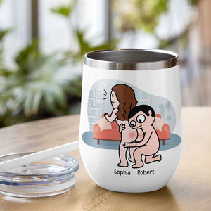 Roses Are Red, Personalized Mug, Gift For Naughty Couple - Coffee Mug - GoDuckee