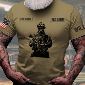 Custom Military Unit - Personalized Veteran All Over Shirts - Didn't Go To Harvard I Went To Fort Hood - AOP Products - GoDuckee