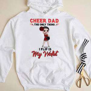 Cheerleader The Only Thing I Flip Is My Wallet Personalized Shirts - Shirts - GoDuckee
