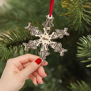 Ballet Pointe Shoes, Personalized 2 Layered Mix Ornament, Christmas Gift - Ornament - GoDuckee