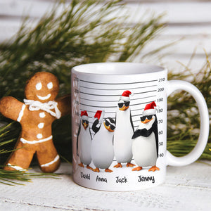 You Will Always Be My Favorite Partners In Crime Personalized Penguin Besties Mug, Christmas Gift - Coffee Mug - GoDuckee