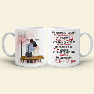 My Love My Everything I Love You, Couple Sweet Love White Mug - Coffee Mug - GoDuckee