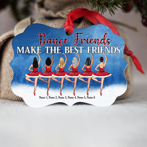 Ballet Friends Make The Best Friends - Personalized Friend Sisters Benelux Ornament - Christmas Gift For Ballet Girls - Ornament - GoDuckee