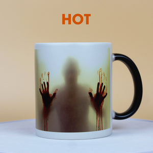 Horror Movie Behind The Door, Magic Mug, Gifts for Horror Fans - Magic Mug - GoDuckee
