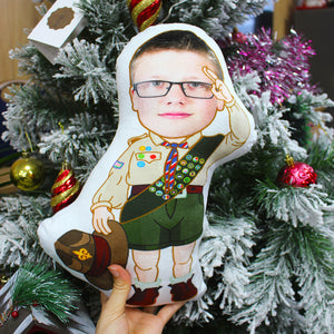 Scout Boy, Custom Face Pillow, Love Family - Pillow - GoDuckee