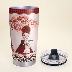 Personalized Redhead Girl Tumbler - I'm Not Sugar And Spice Wish A Mufuka - Tumbler Cup - GoDuckee