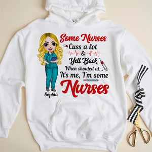 Some Nurses Cuss A Lot Personalized Nurse Shirts - Shirts - GoDuckee