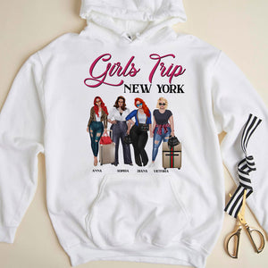 Girls Trip Personalized Shirt Gift For Friends Traveling Girls - Shirts - GoDuckee