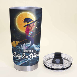 Personalized Mermaid Girl Tumbler, Salty Sea Witch - Tumbler Cup - GoDuckee