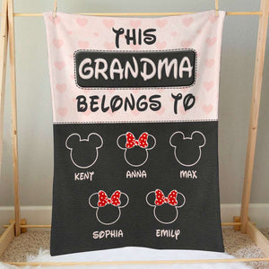 Grandma 011qhqn290323 Personalized Blanket - Blanket - GoDuckee