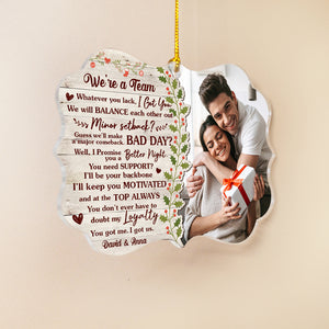 Couple You Got Me I Got Us Personalized Benelux Ornament - Ornament - GoDuckee