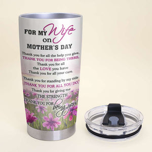 For My Wife On Mother's Day, Personalized Tumbler, Gift For Couple - Tumbler Cup - GoDuckee