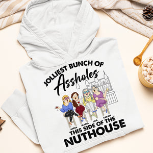 This Side Of The Nuthouse, Happy Bestfriend Drinking Bar T-shirt Hoodie Sweatshirt - Shirts - GoDuckee