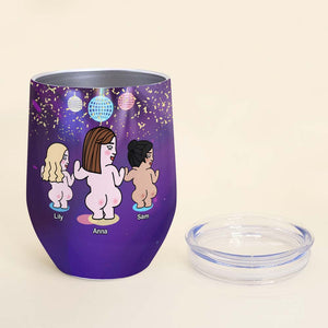 I Love My Best Friend With All My Butt, Best Friend Wine Tumbler - Wine Tumbler - GoDuckee