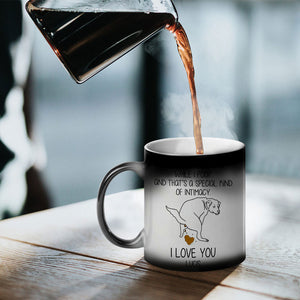 We Make Eye Contact While I Poop Personalized Dog Magic Mug - Magic Mug - GoDuckee