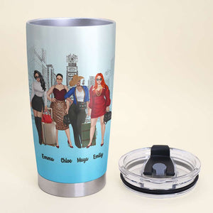 Personalized Girls Trip Tumbler - Dreams Change But Friendship Never Go Out Of Style - Tumbler Cup - GoDuckee