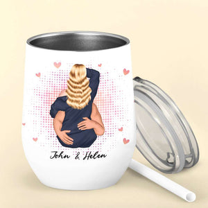 I Licked It So It's Mine, Personalized Tumbler, Naughty Gift For Couple - Wine Tumbler - GoDuckee