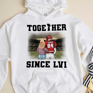 Football Couple 06BHTN110123TM Personalized Shirt - Shirts - GoDuckee
