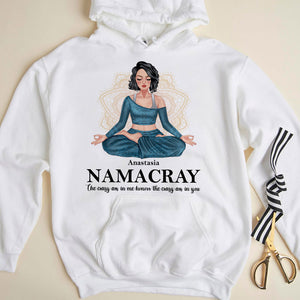 Namacray The Crazy Ass In Me Honors The Crazy Ass In You, Personalized Shirts, Gifts for Yoga Lovers - Shirts - GoDuckee