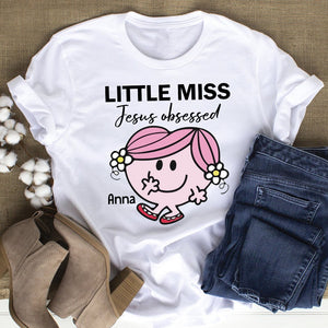 Jesus Obsessed Personalized Jesus Shirt Gift For Her - Shirts - GoDuckee