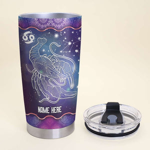Horoscope Zodiac Cancer Facts - Personalized Tumbler Cup - Cancer Gifts - Tumbler Cup - GoDuckee