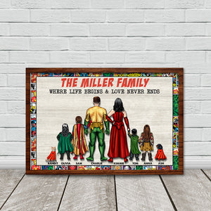 Personalized Family Wood Sign 07NALH150223TM - Wood Sign - GoDuckee