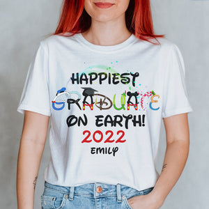Happiest Graduate On Earth! - Personalized Shirts - Shirts - GoDuckee