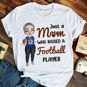 American Football Mom Just A Mom Who Raised A Football Player Personalized Shirts - Shirts - GoDuckee