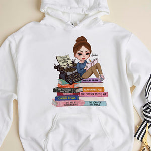 Custom Book Titles Personalized Writer/Author Shirt, Gift For Book Lovers - Shirts - GoDuckee