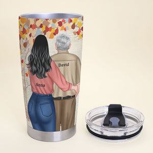 Personalized Father's Day Tumbler Father And Daughter You'll Always Be My Hero - Tumbler Cup - GoDuckee