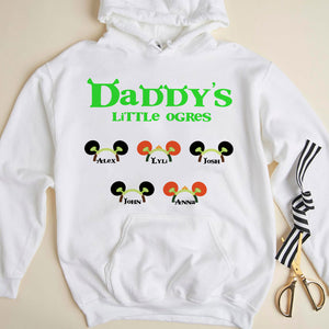 Father's Day Shrek Daddy's Little Ogres Personalized Shirts - Shirts - GoDuckee
