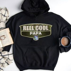 Personalized Bass Fishing Father's Day Reel Cool Papa - Shirts - GoDuckee