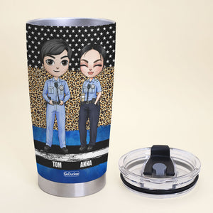 Come Home Safe Personalized Police Tumbler Cup, Gift For Police - Tumbler Cup - GoDuckee