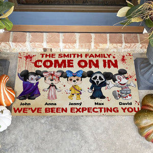 We've Been Expecting You Personalized Family Door Mat Gift For Family - Doormat - GoDuckee