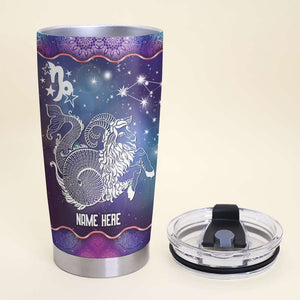 Horoscope Zodiac Capricorn Facts - Personalized Tumbler Cup - Capricorn Gifts - Tumbler Cup - GoDuckee