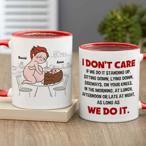Couple Make Love, Personalized Couple Mug - Gift For Couple - Coffee Mug - GoDuckee