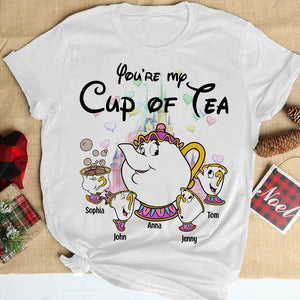 You're My Cup Of Tea Personalized Mom Shirt, Gift For Family - Shirts - GoDuckee