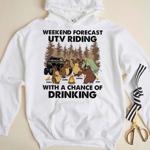 UTV Camping UTV Riding With A Chance Of Drinking Personalized Shirt - Shirts - GoDuckee