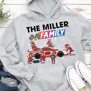 Personalized Team Shirts, Christmas Gift for Racing Family - Shirts - GoDuckee