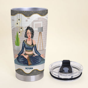 I'm Not Sugar And Spice And Everything Nice I'm Sage Personalized Yoga Tumbler Cup - Tumbler Cup - GoDuckee