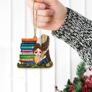 Outlander Girl Reading, Personalized Acrylic Ornament bao0811 - Ornament - GoDuckee