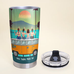 The Sand May Brush Off The Salt May Wash Clean Personalized Friends Tumbler Cup Gift For Her - Tumbler Cup - GoDuckee