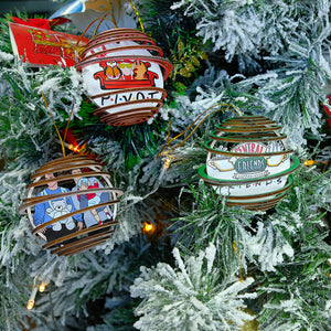 Personalized Friends 3D Dual Spiral Ornament, Christmas Tree Decor - Ornament - GoDuckee
