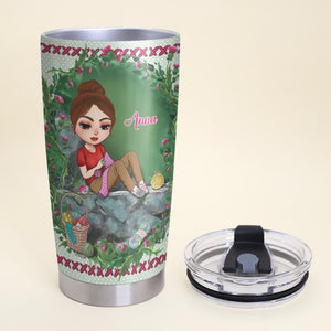 My Needle Addiction Led Me To Hooking Personalized Knitting and Crochet Tumbler Cup Gift For Her - Tumbler Cup - GoDuckee